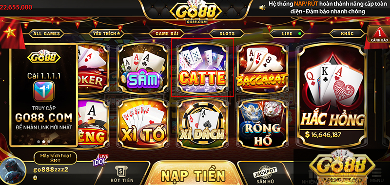 Nhiều thể loại game bài cực kỳ hấp dẫn